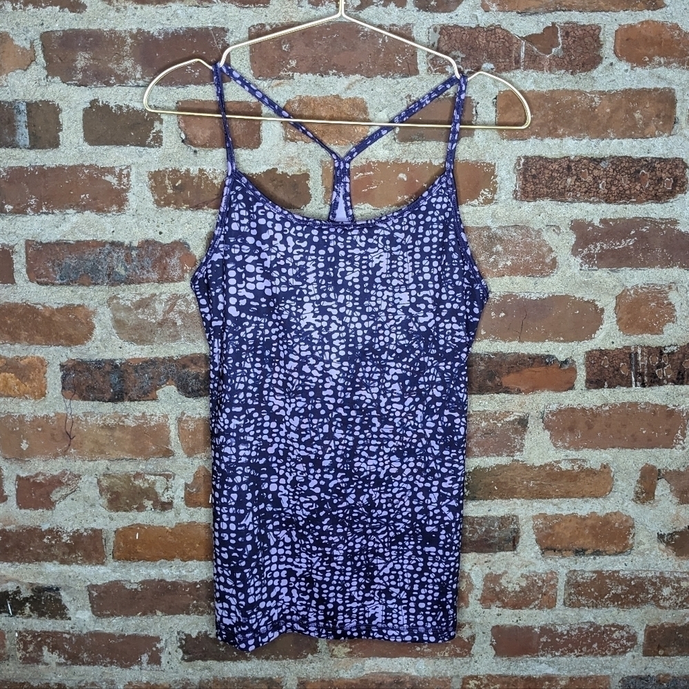 Champion Medium Purple & Lavender DuoDry Workout Tank Top w/ Built in Sports Bra